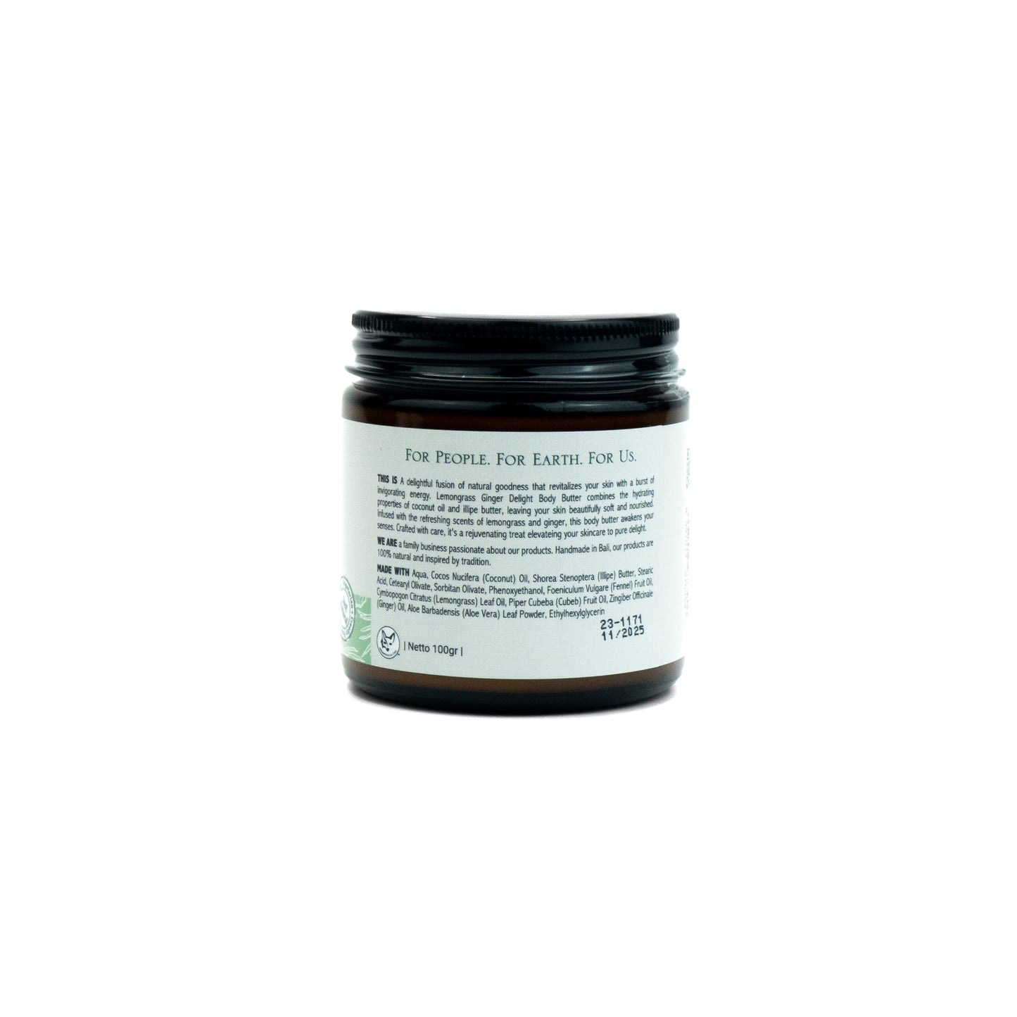 Lemongrass Ginger Delight Body Butter 100g